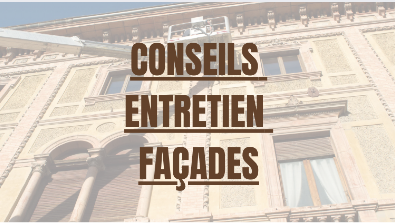 Illustration de l'article : Préserver sa façade : un entretien essentiel pour votre patrimoine immobilier